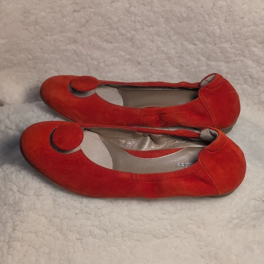 Beautifeel Mary Women's Slip -On  Red Leather shoe - Picture 5 of 13